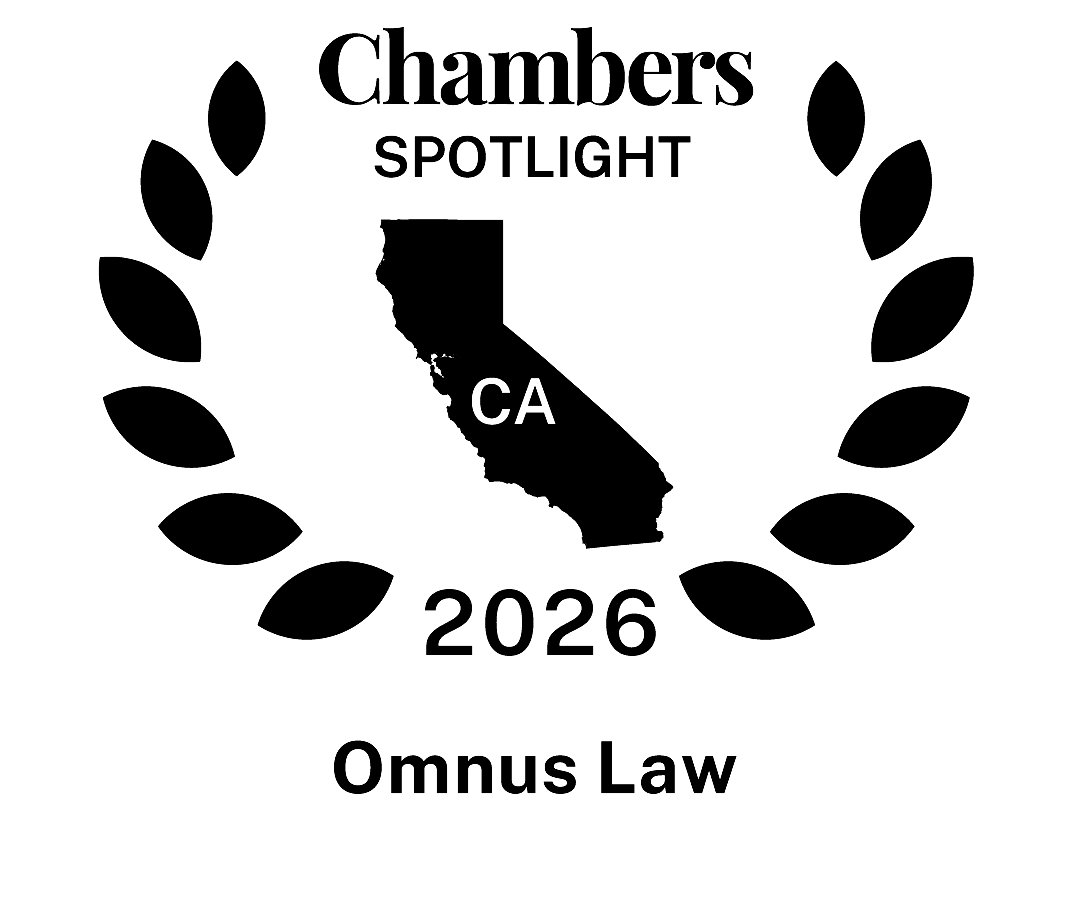 Chambers Spotlight California 2026 ranking badge — Omnus Law
