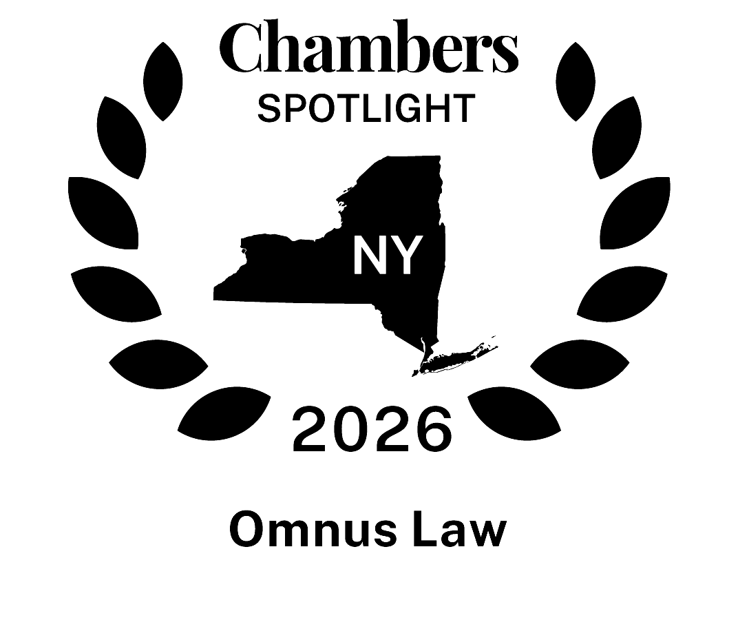 Chambers Spotlight New York 2026 ranking badge — Omnus Law